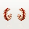 Clash De Cartier-oorbellen, agaat
