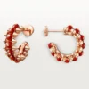 Clash De Cartier-oorbellen, agaat