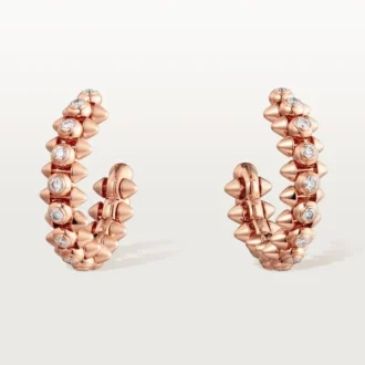 Clash De Cartier Oorbellen Diamanten – Roségoud, Diamanten – Cartier