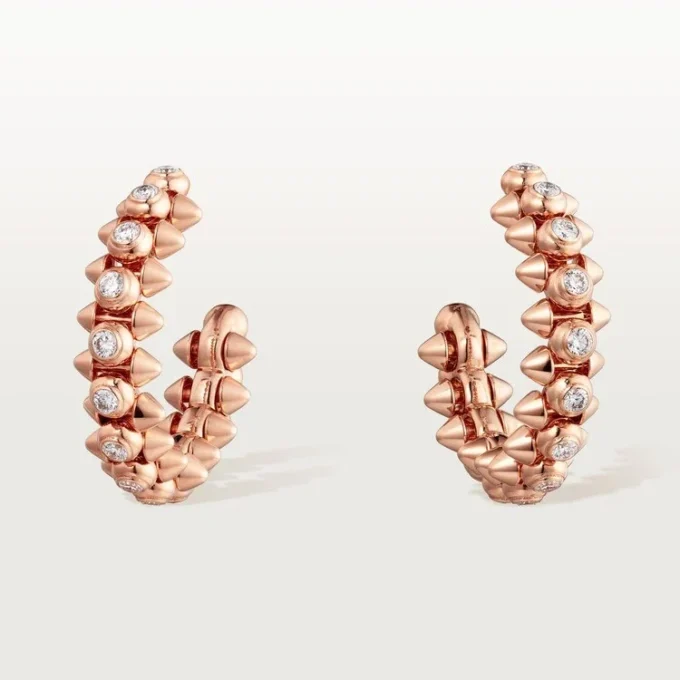 Clash De Cartier Oorbellen Diamanten – Roségoud, Diamanten – Cartier