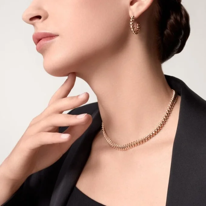 Clash De Cartier Oorbellen Diamanten – Roségoud, Diamanten – Cartier