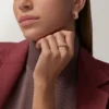 Clash De Cartier-oorbellen, roze chalcedoon