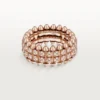 Clash De Cartier-ring, dubbele rij, bezet