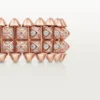 Clash De Cartier-ring, dubbele rij, bezet
