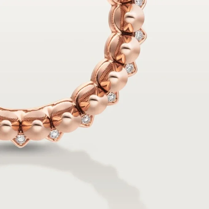 Clash De Cartier-ring, dubbele rij, bezet