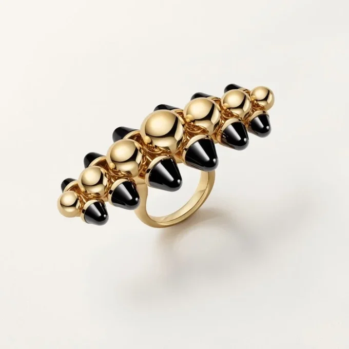 Clash De Cartier-ring, extra groot model, onyx