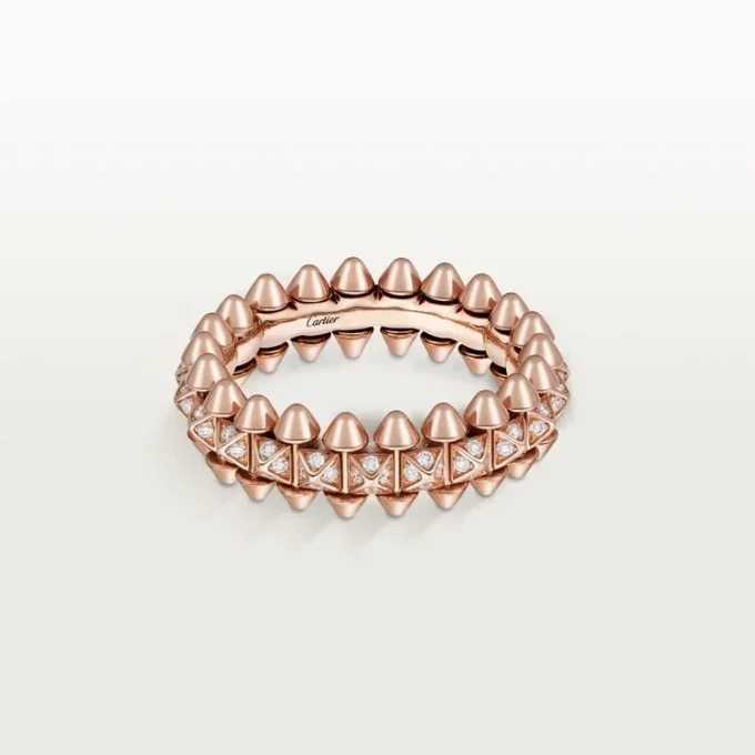Clash De Cartier-ring, klein model, bezet met diamanten
