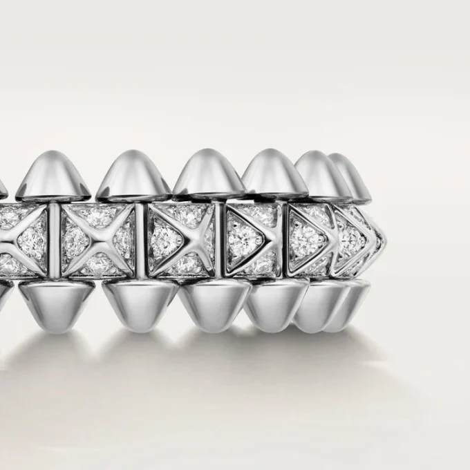 Clash De Cartier-ring, klein model, bezet met diamanten