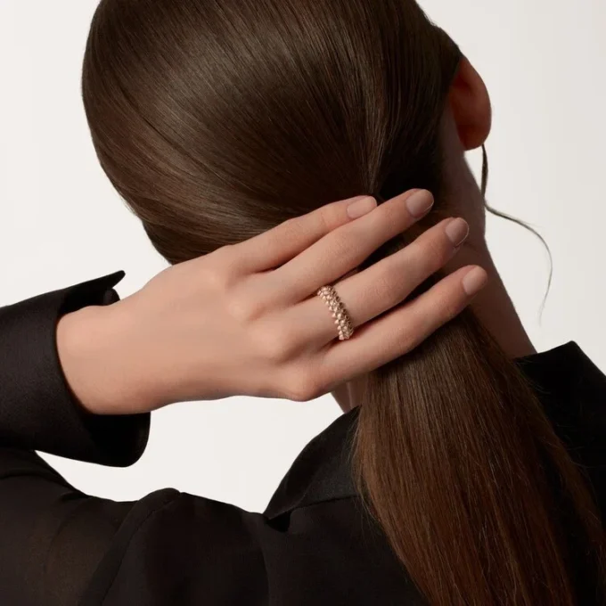 Clash De Cartier-ring, klein model, bezet met diamanten