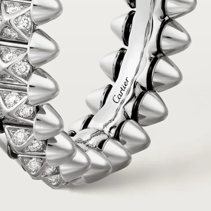 Clash De Cartier-ring, klein model, bezet met diamanten