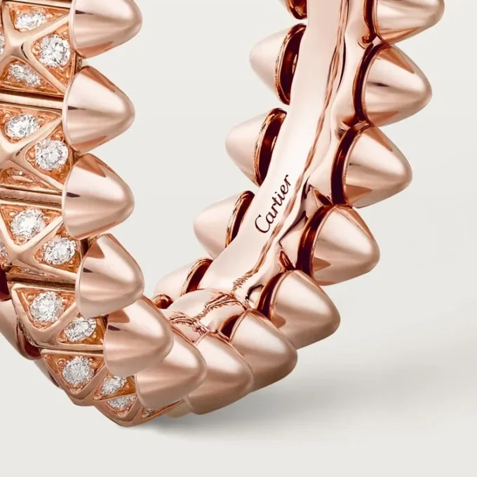 Clash De Cartier-ring, klein model, bezet met diamanten