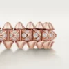 Clash De Cartier-ring, klein model, bezet met diamanten
