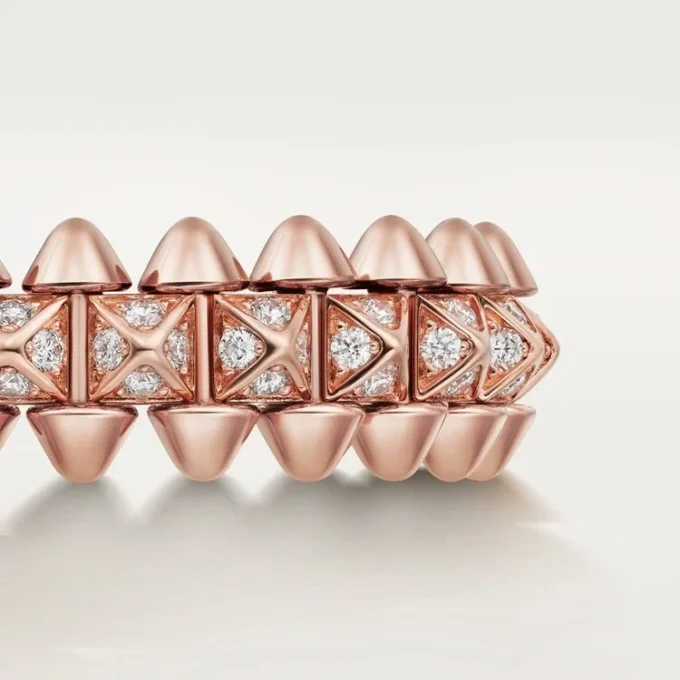 Clash De Cartier-ring, klein model, bezet met diamanten