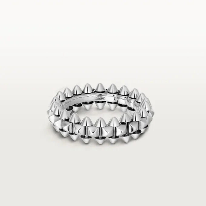 Clash De Cartier-ring, klein model – witgoud – Cartier
