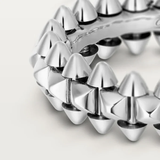 Clash De Cartier-ring, klein model – witgoud – Cartier
