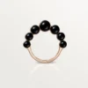 Clash De Cartier-ring, onyx, extra groot model, diamanten