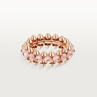Clash De Cartier-ring, roze chalcedoon