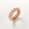 Clash De Cartier-ring, roze chalcedoon