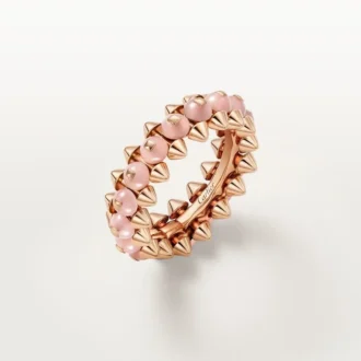Clash De Cartier-ring, roze chalcedoon