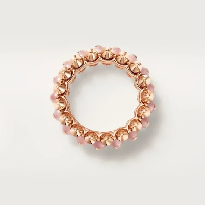 Clash De Cartier-ring, roze chalcedoon