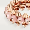 Clash De Cartier-ring, roze chalcedoon