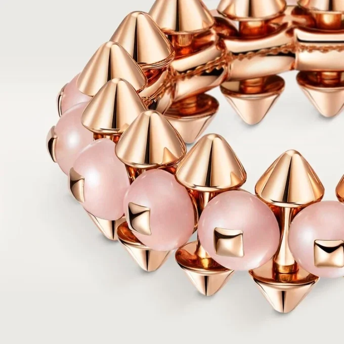 Clash De Cartier-ring, roze chalcedoon