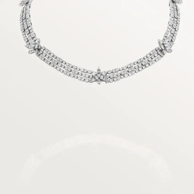 Diamanten collectie ketting, diamanten