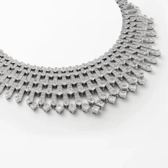 Diamanten collectie ketting, diamanten