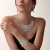 Diamanten collectie ketting, diamanten