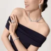Diamanten collectie ketting, diamanten