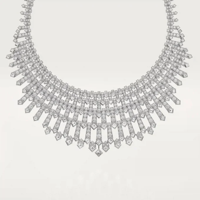 Diamanten collectie ketting, diamanten