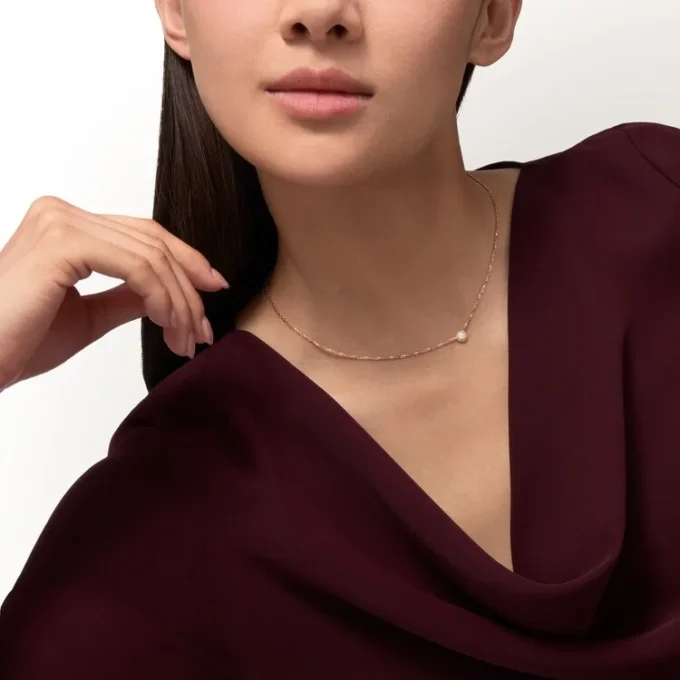 Diamants Legers-ketting, Lm – Roségoud, diamant – Cartier