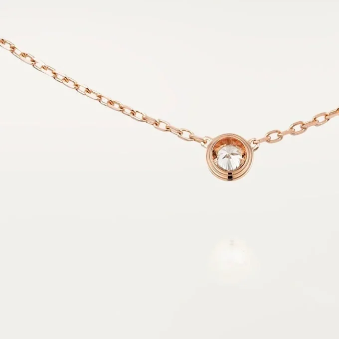 Diamants Legers-ketting, Lm – Roségoud, diamant – Cartier