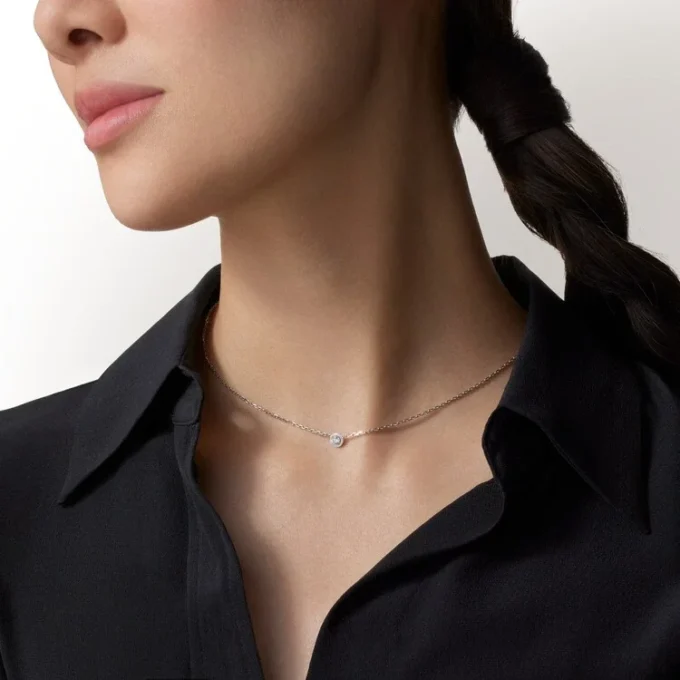 Diamants Legers-ketting, Lm – Witgoud, Diamant – Cartier
