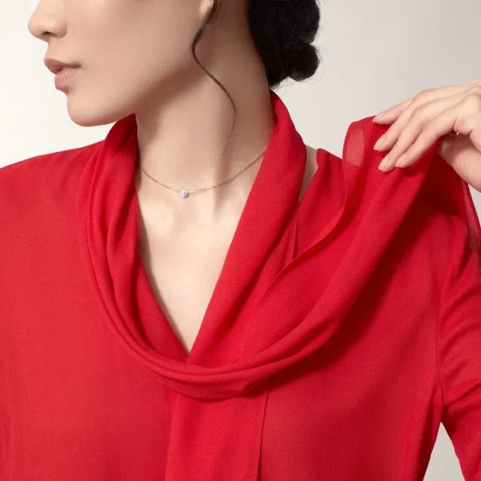 Diamants Legers-ketting, Lm – Witgoud, Diamant – Cartier