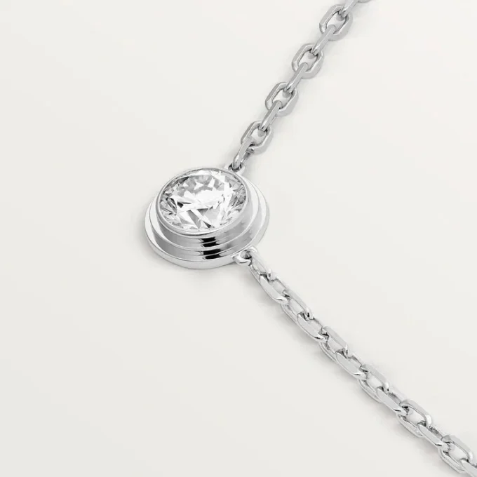Diamants Legers-ketting, Lm – Witgoud, Diamant – Cartier