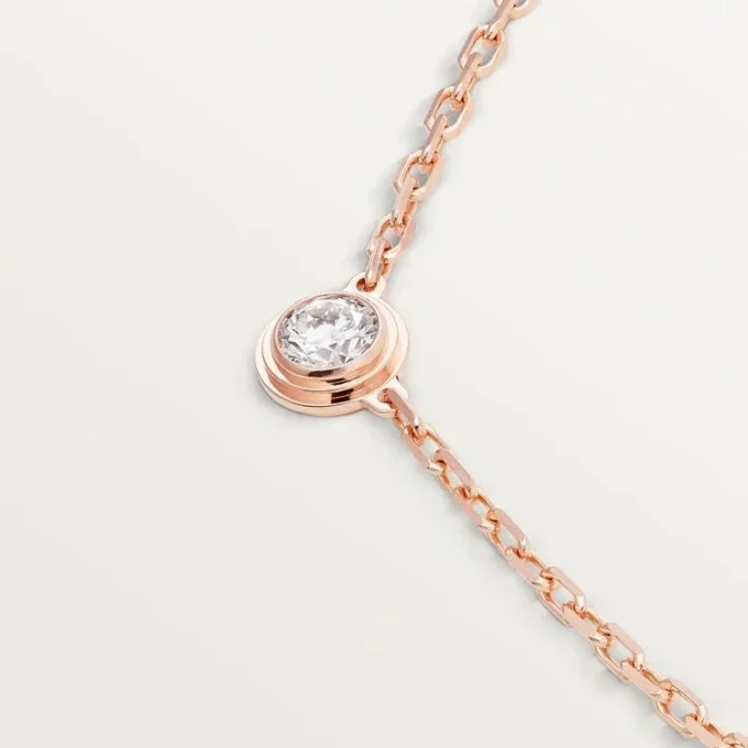 Diamants Legers-ketting, Sm – Roségoud, diamant – Cartier