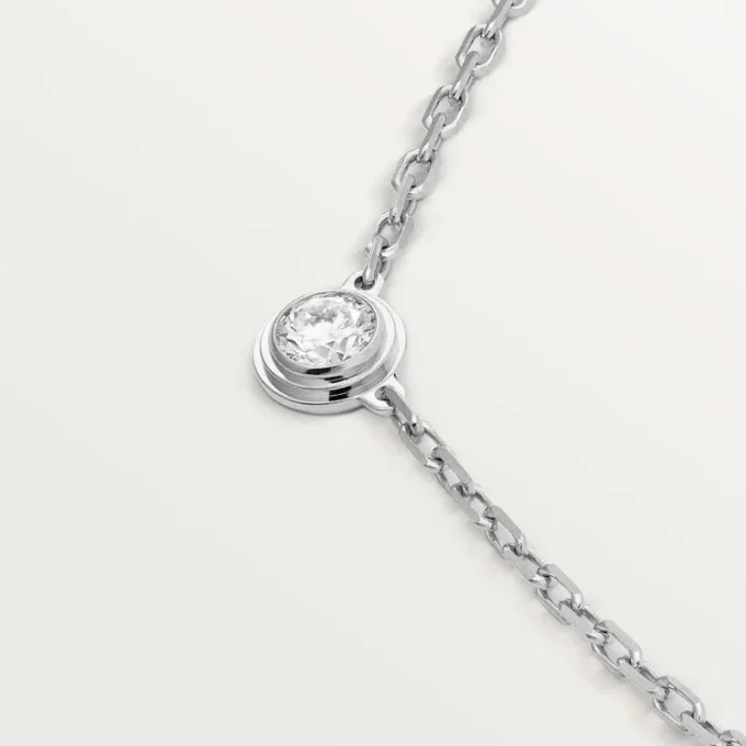 Diamants Legers-ketting, Sm – Witgoud, diamant – Cartier