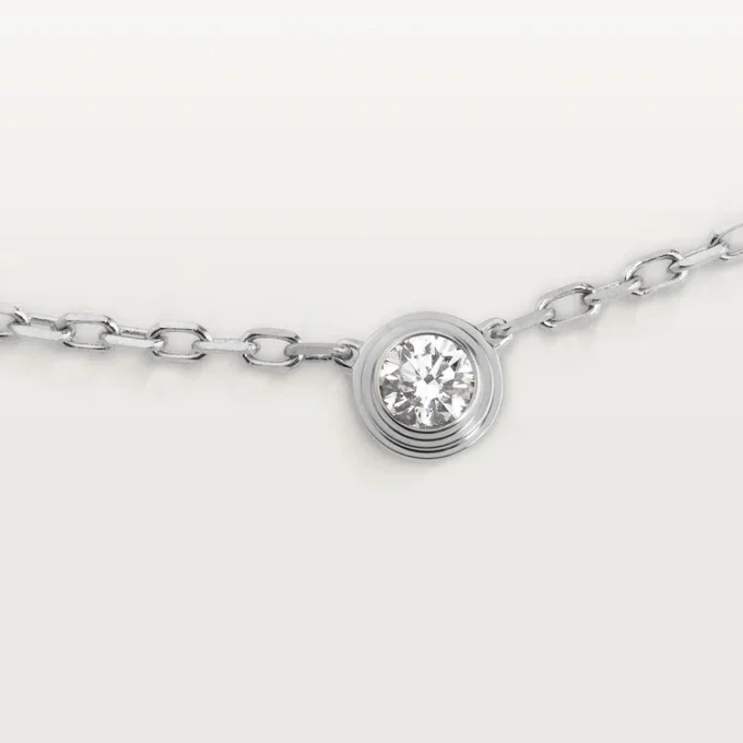 Diamants Legers-ketting, Sm – Witgoud, diamant – Cartier