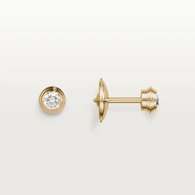 Diamants Legers Oorbellen, mm – Geelgoud, Diamanten – Cartier
