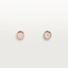 Diamants Legers Oorbellen, mm – Roze goud, Diamanten – Cartier