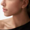 Diamants Legers Oorbellen, mm – Roze goud, Diamanten – Cartier