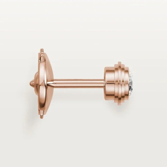 Diamants Legers Oorbellen, mm – Roze goud, Diamanten – Cartier