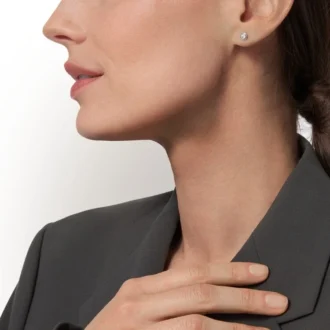 Diamants Legers Oorbellen, mm – Witgoud, Diamanten – Cartier