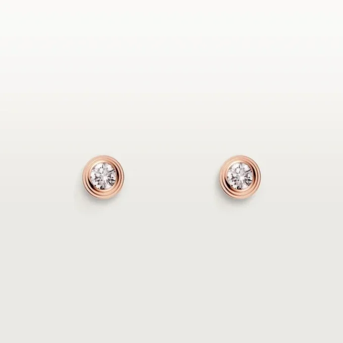 Diamants Legers Oorbellen – Roségoud, Diamanten – Cartier