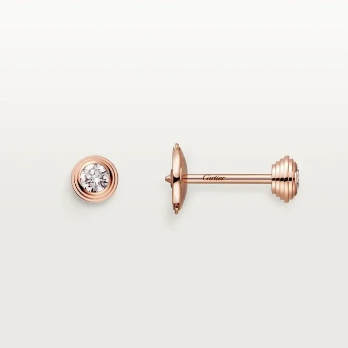 Diamants Legers Oorbellen – Roségoud, Diamanten – Cartier