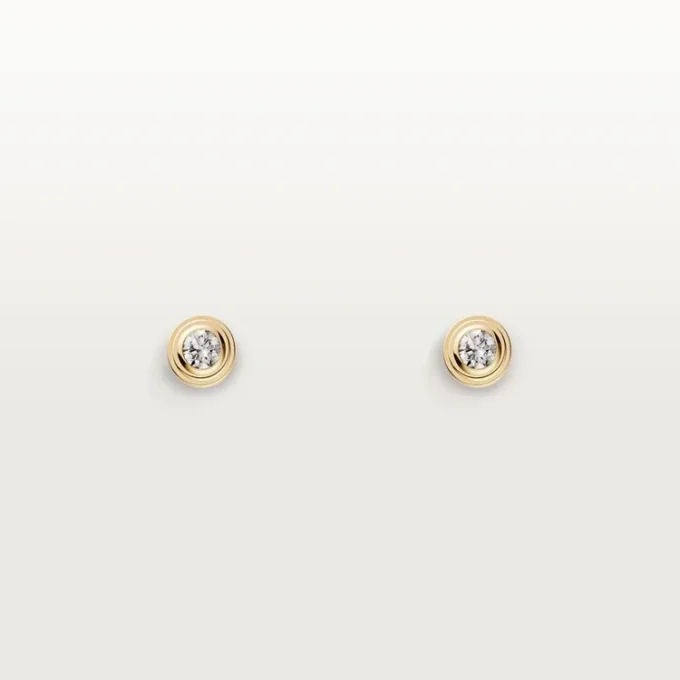 Diamants Legers Oorbellen XS – Geelgoud, Diamanten – Cartier
