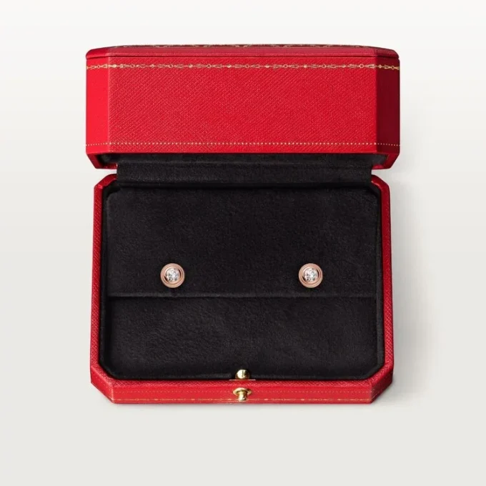 Diamants Legers Oorbellen XS – Roze goud, diamanten – Cartier
