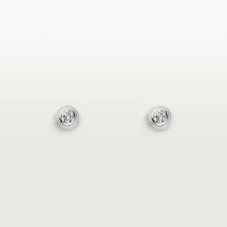 Diamants Legers Oorbellen XS – Witgoud, Diamanten – Cartier