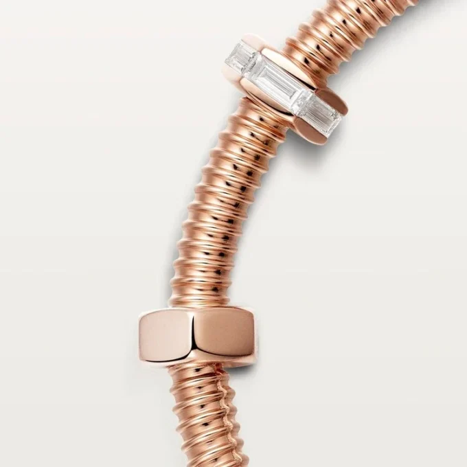 Ecrou De Cartier-armband, diamanten
